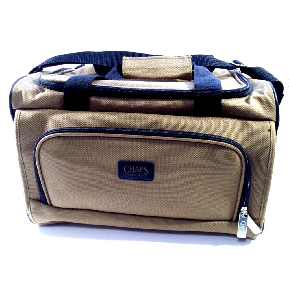 Chaps Carry On Travel Gym Duffel Satchel Bag